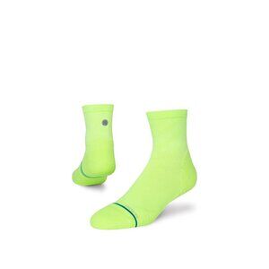 Stance Run Light Quarter Crew Cut Volt Socks Small Men's‎ 3-5.5 Women's 5 -7.5